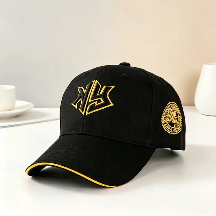 Casquette de baseball brodée avec la lettre NY, unisexe, réglable, avec fermeture snapback, chapeau