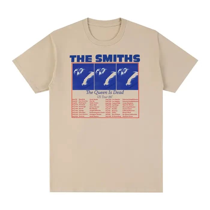 T-Shirt Vintage en Coton pour Homme et Femme, The Queen Is Frequency, Indie Morrissey Zones Me des A