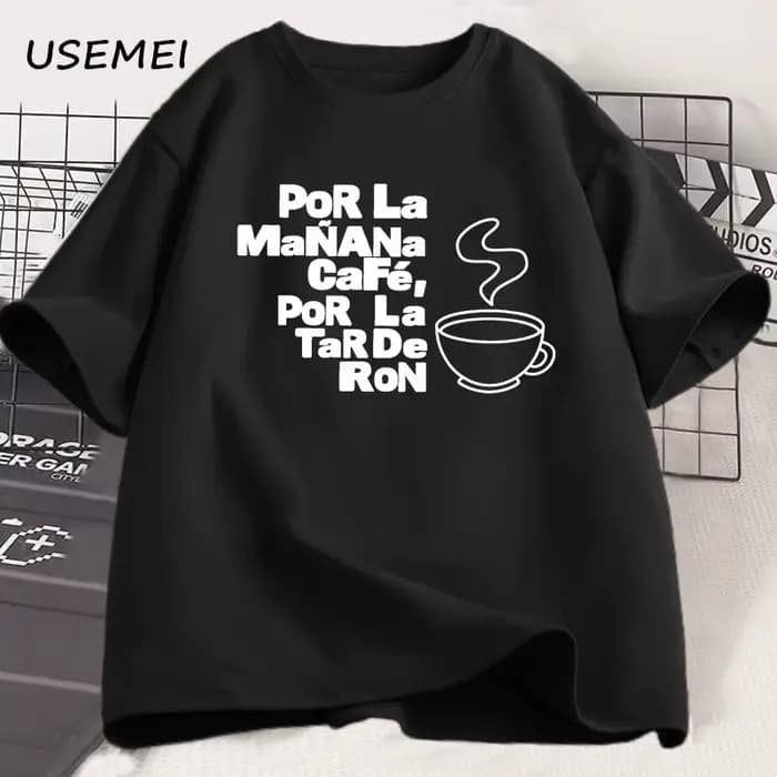 Bad Bunny nouvel Album T-shirt hommes femmes Debi Tirar Tus Fotos T-shirt coton à manches courtes T-