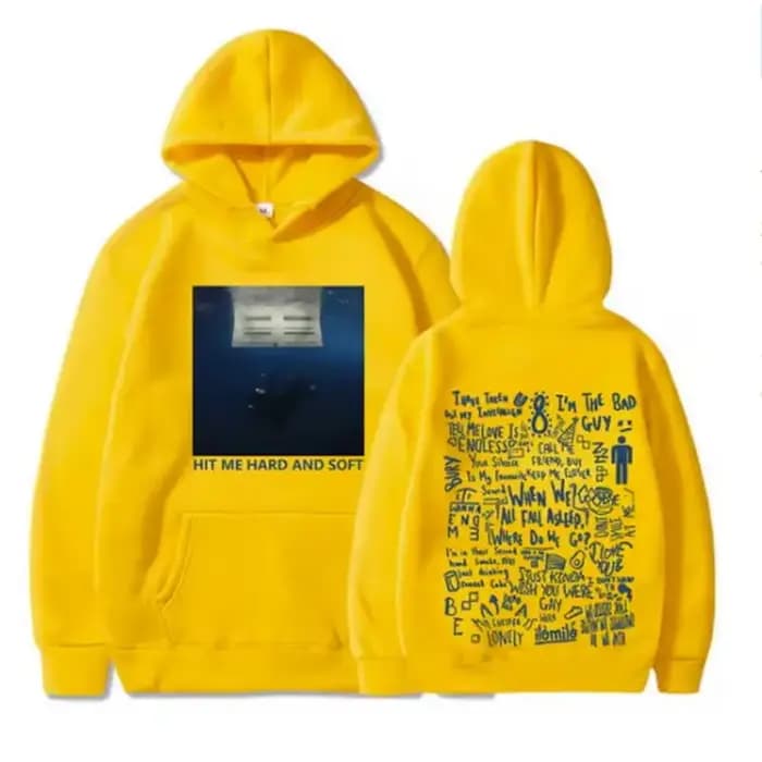 2025 Hit Me Hard and Soft Tour Sweat à capuche Billie
