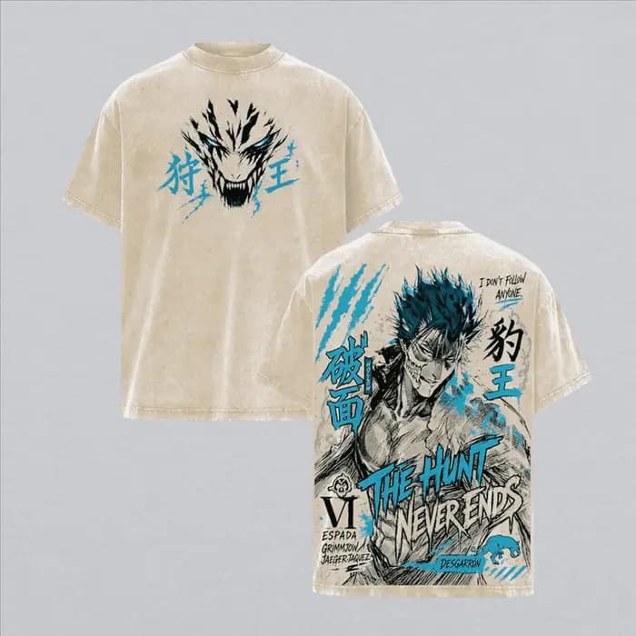 T-shirt imprimé Manga BLEACH Grimmjow Jaegerjaques