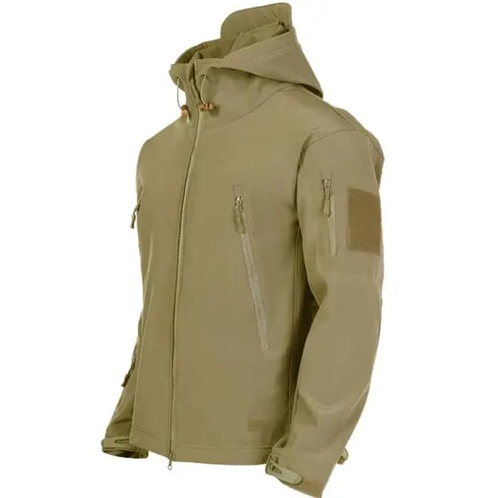 Veste militaire décontractée à capuche pour hommes