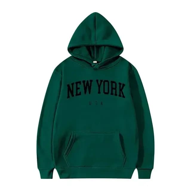Hommes femmes New York états-unis ville sweats à capuche mode lettre imprimé graphique sweats ample décontracté Harajuku pull à capuche vêtements de sport