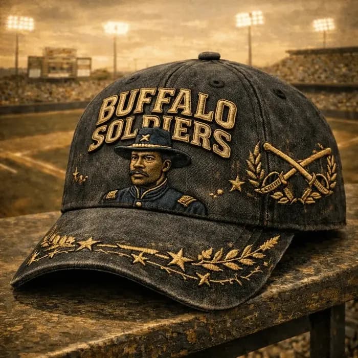 Casquette de baseball personnalisée Buffalo Soldiers Historic Cavalry