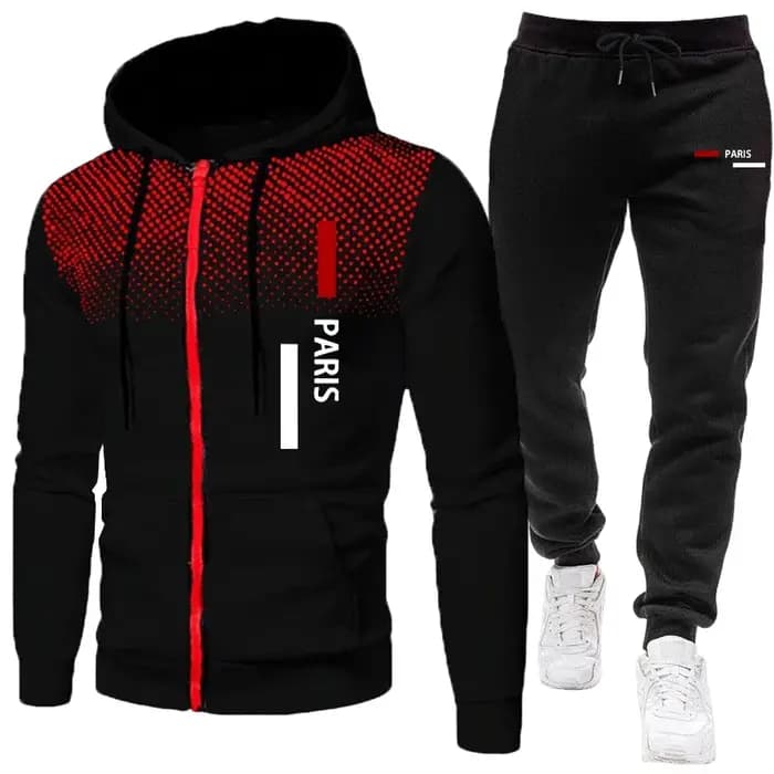 Sweat-shirt à capuche et pantalon de survêtement pour hommes