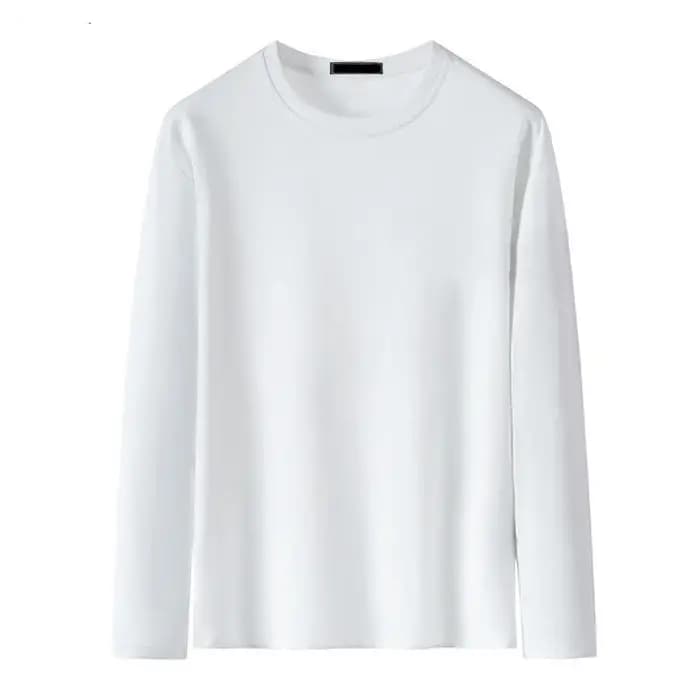T-shirt en coton à manches longues pour homme