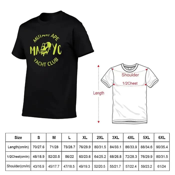Bored Ape Yacht Club - T-shirt graphique fantaisie MAYC pour collectionneur de NFT, humoristique sur le thème des NFT