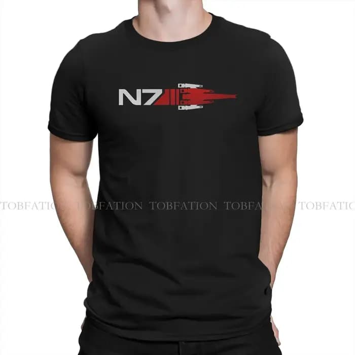 N7 Normandie essentiel effet de masse jeu hommes t-shirt coton graphique col rond