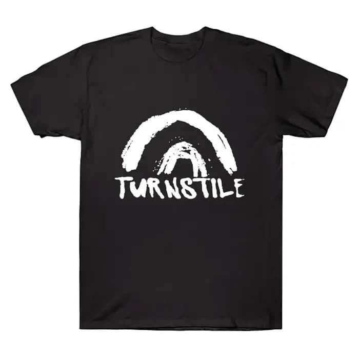 T-shirt Turnstile DOUBLE RAINBOW Tee Turnstile Band