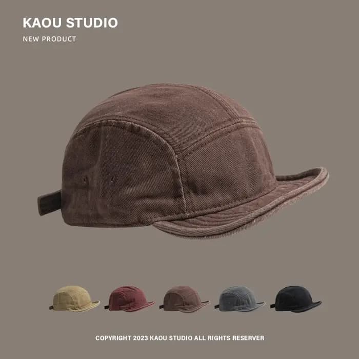 Casquette à bord souple rétro pour hommes