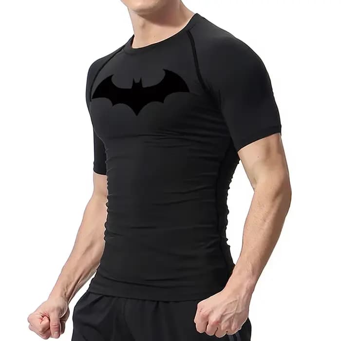 Chemises de Compression graphiques chauve-souris pour hommes