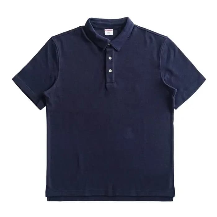 Sauce Zhan hommes T-shirt col Henry solide Polo pur coton manches courtes décontracté coupe ample 250g