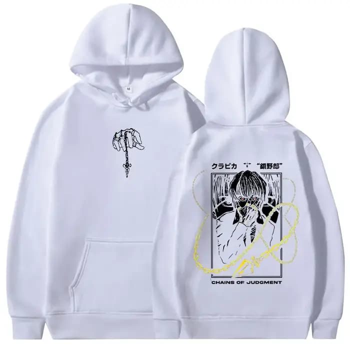 Anime Hunter X Hunter sweats à capuche Kurapika Manga graphique sweats à capuche hommes femmes vêtements manches longues pulls surdimensionnés