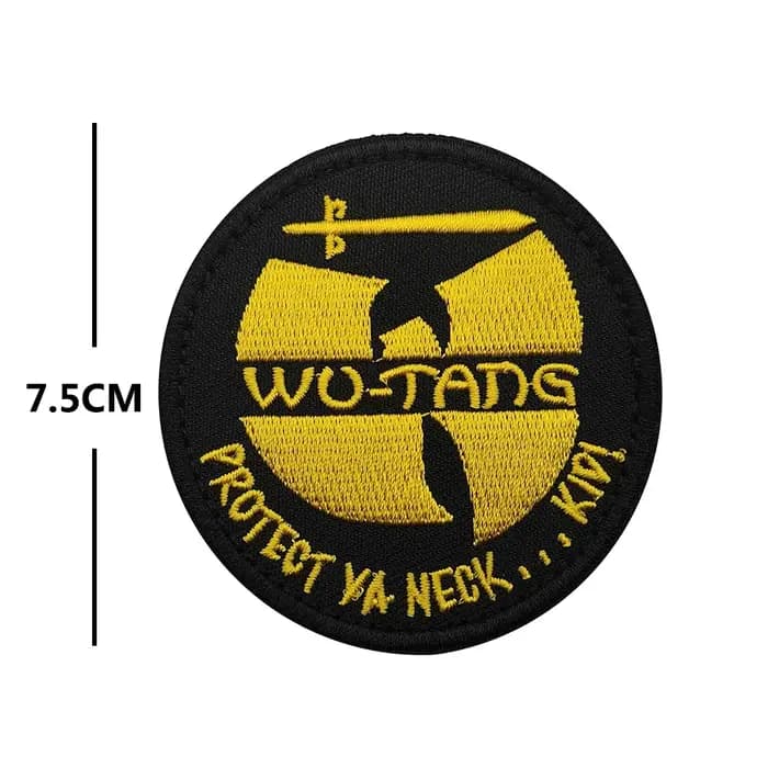 Patch en tissu classique Hip-Hop Wu-Tang Clan