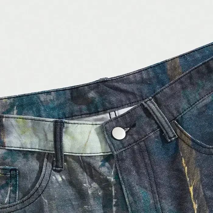 Motif numérique 3D à la mode pour hommes de rue européenne et américaine imprimé