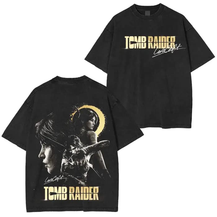 T-shirt unisexe Tomb Raider délavé
