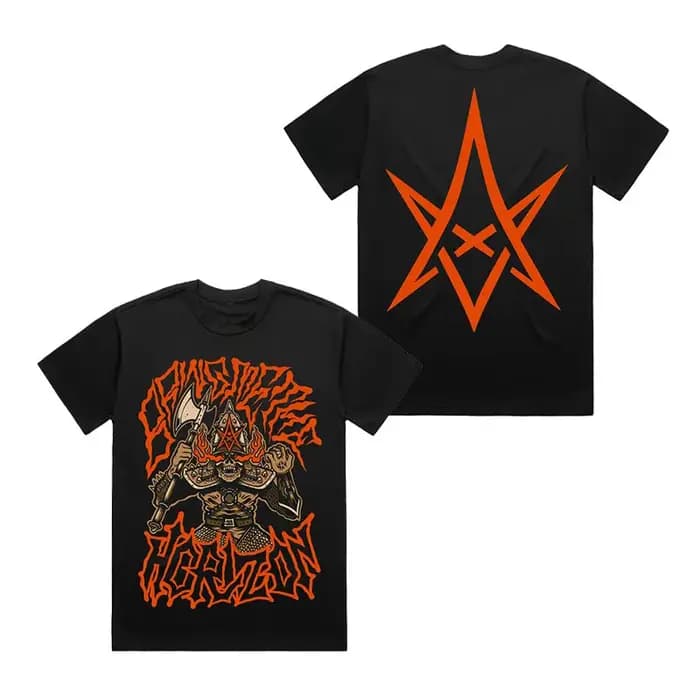 Bring Me The Horizon - T-shirt ample pour homme de style rock américain (manches courtes)