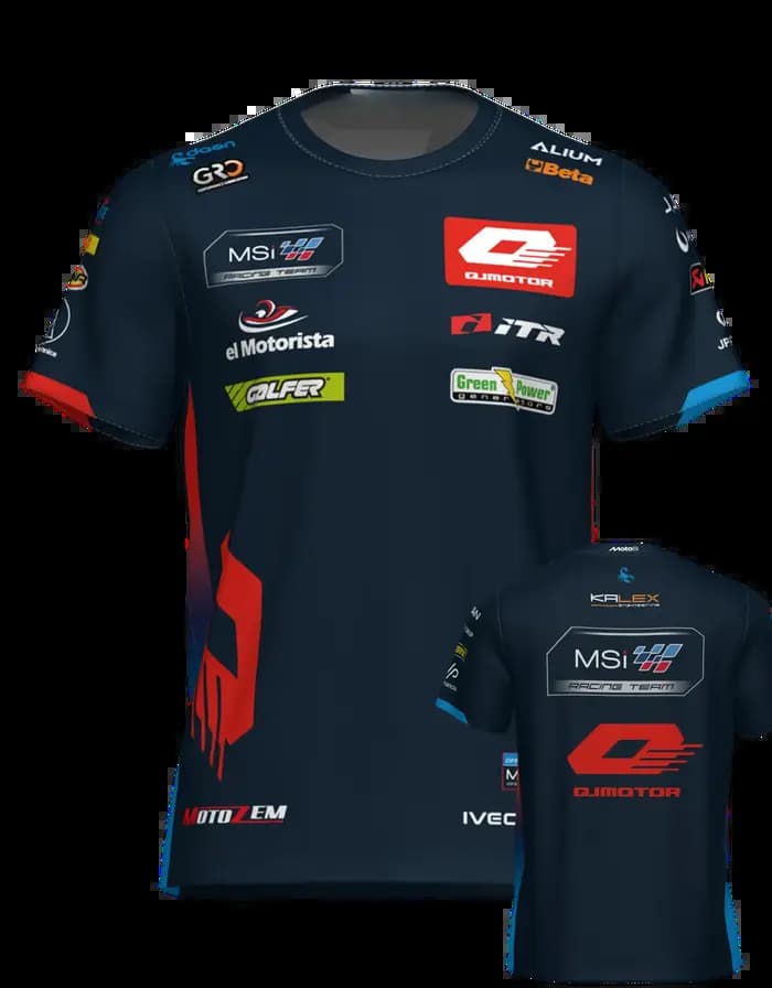 T-shirt d'équipe de moto 2026 pour homme, maillot de sport automobile à manches courtes, respirant,