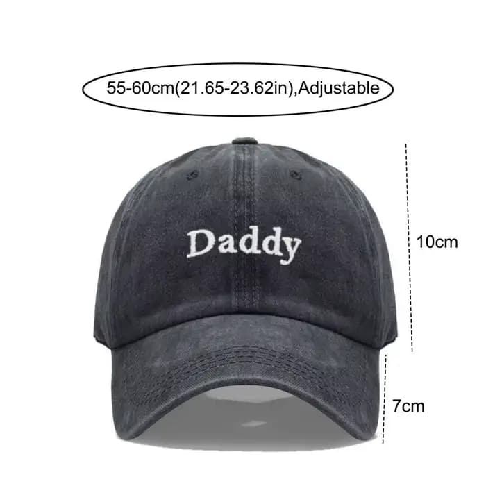Casquette de baseball tendance brodée avec les inscriptions « Daddy & Mommy »