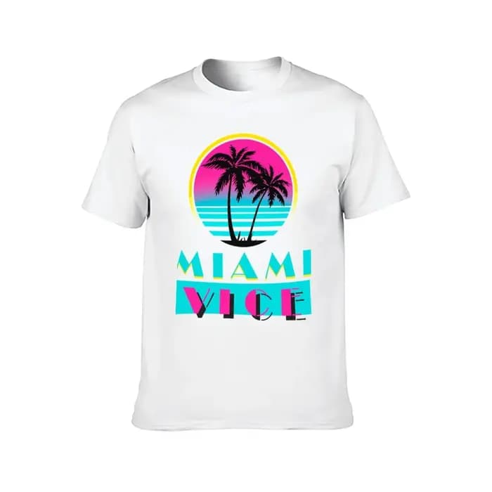 Miami Vice Racerback T-Shirt t-shirts pour homme pack coton hommes