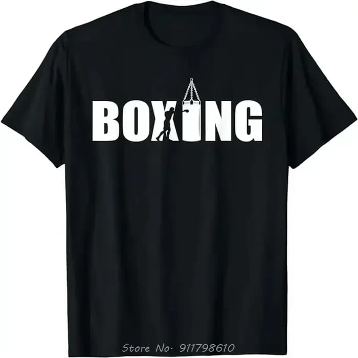 T-Shirt Unisexe pour Homme Amoureux de la Boxe, Streetwear, Hip Hop