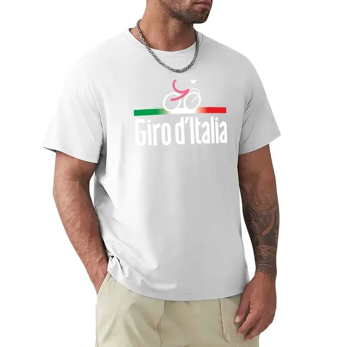 T-Shirt à Manches Courtes et Col Ras du Cou pour Homme