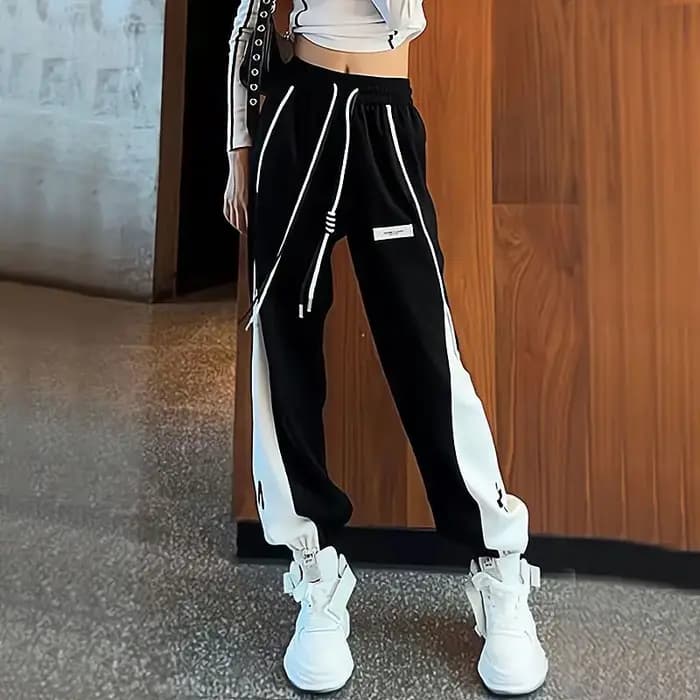 Sarouel femme 2025 Vintage mode élasticité décontracté