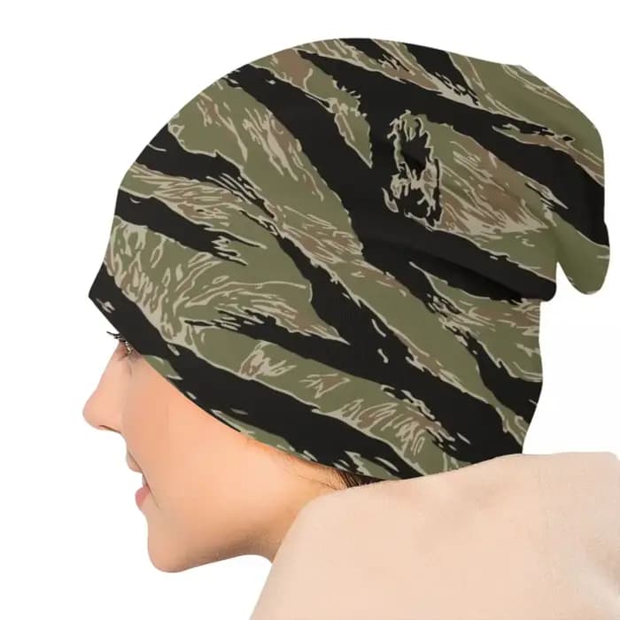 Tigre rayure Camouflage Bonnet chapeau tricot chapeaux hommes femmes Hip Hop unisexe
