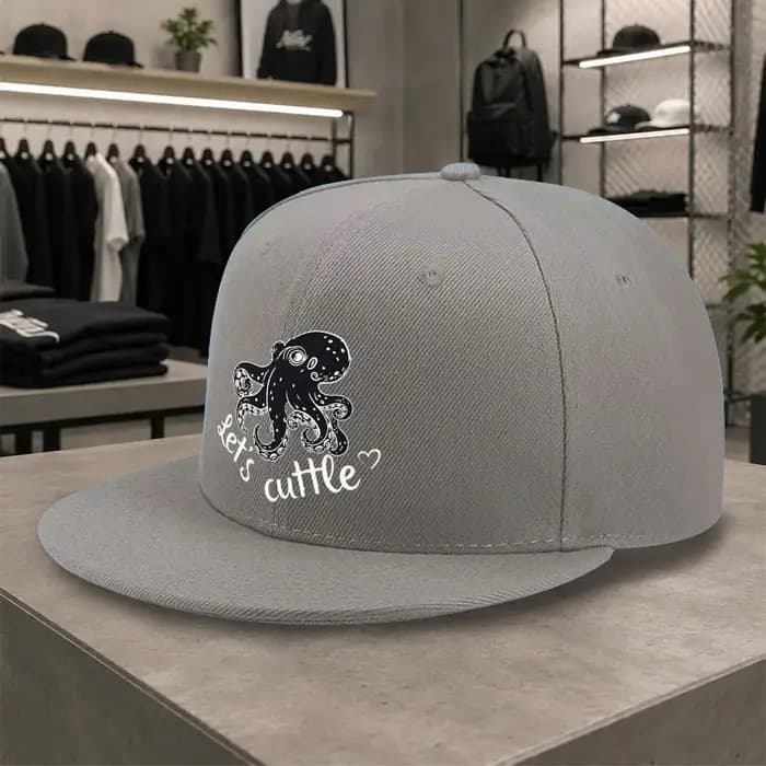 Casquette Let's Cuttle Octopus pour hommes et femmes