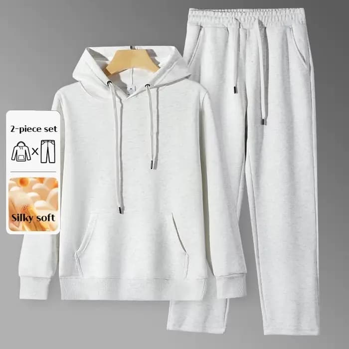 Ensemble à capuche en coton de qualité supérieure pour hommes et femmes