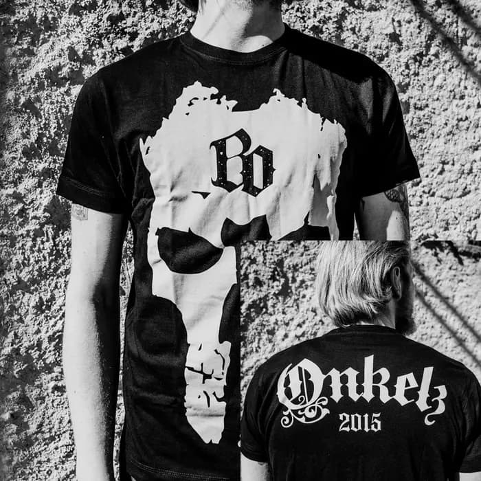 T-shirt en coton avec image de groupe musical Böse Menschen Böhse Onkelz