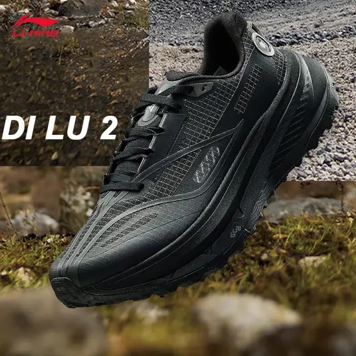 NING DI LU 2 chaussures de course sur sentier pour hommes coussin de rebond portable anti-dérapant