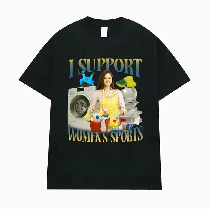 T-shirt humoristique et sarcastique « J'encourage les sports féminins » pour hommes et femmes