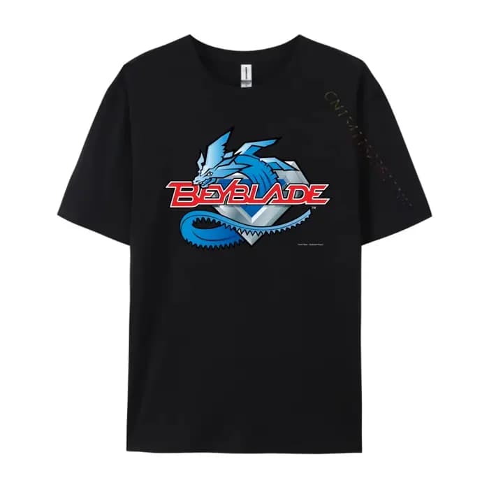 Beyblade génération 1 t-shirt de luxe foncé hommes t-shirts Vintage de haute qualité rue