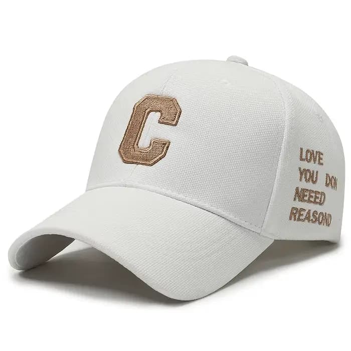 Casquette de baseball FS White Golden Brand pour hommes, chapeau de luxe à lettres pour femmes, idéa