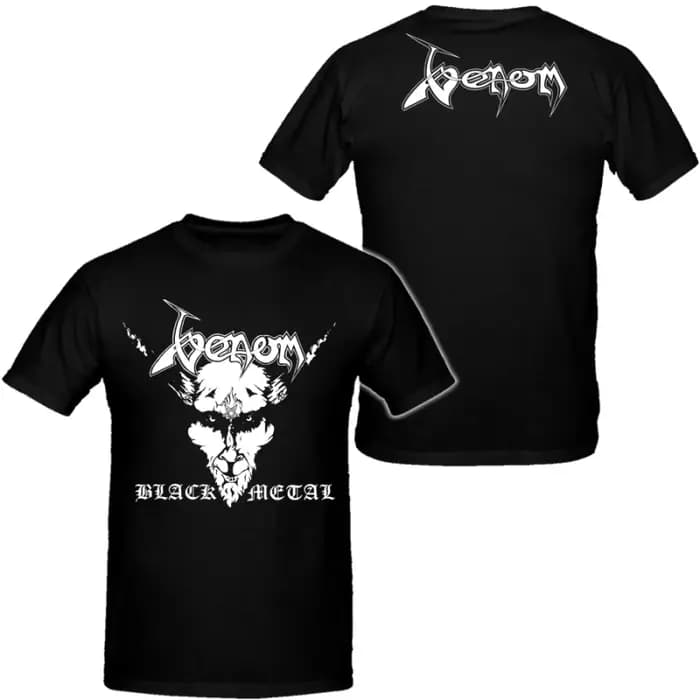 T-shirt unisexe en coton style Venom 2026 pour homme, hip-hop, heavy metal, manches courtes, mode ré