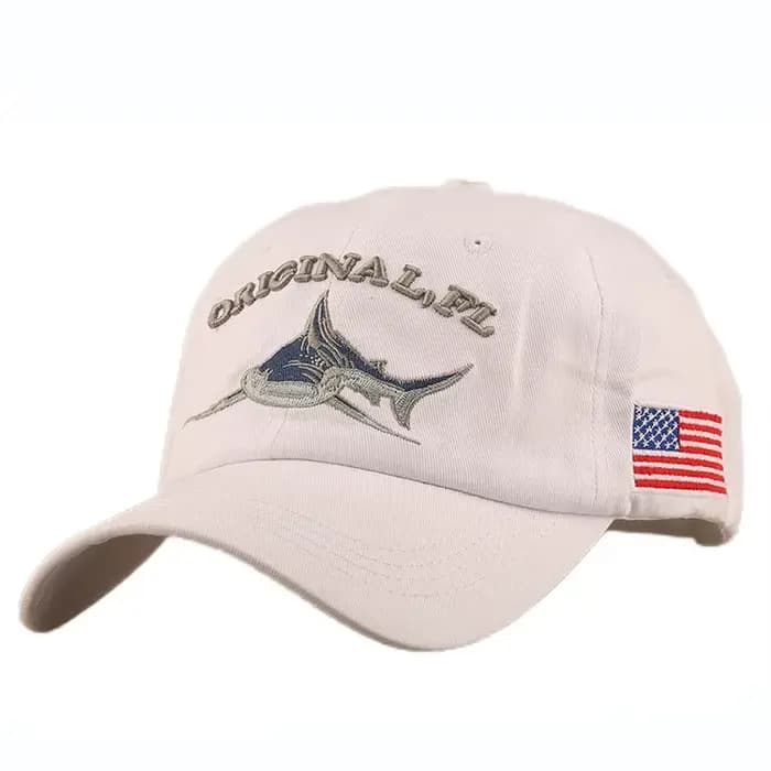 Chapeau de baseball à broder en style FL Shark