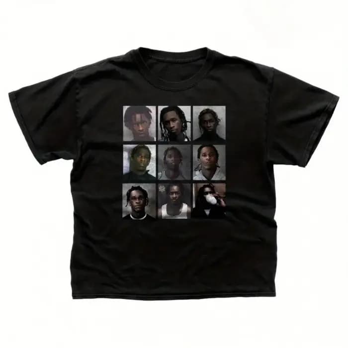 T-shirt à col rond pour hommes