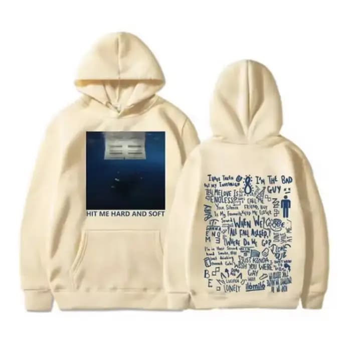 2025 Hit Me Hard and Soft Tour Sweat à capuche Billie