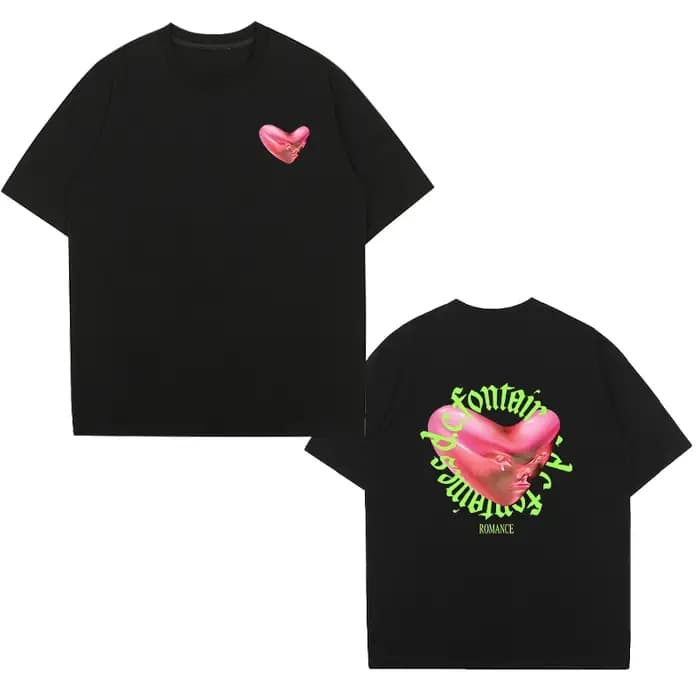 T-shirt imprimé 2026 Fontaines DC Romance pour hommes et femmes