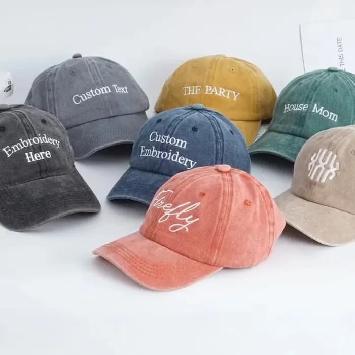 Casquette de baseball brodée sur mesure