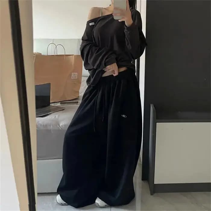 Pantalon de survêtement surdimensionné pour femme