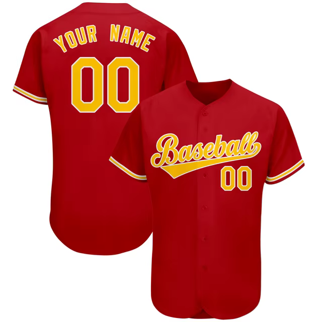 Maillot de Baseball Personnalisé avec Nom et Numéro, Streetwear, Bricolage, Sublimation