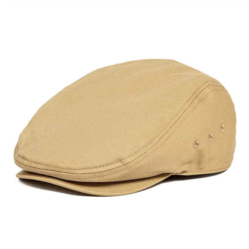 JANGOUL été Airhole casquette plate hommes coton pilote chapeau gavroche casquettes 826