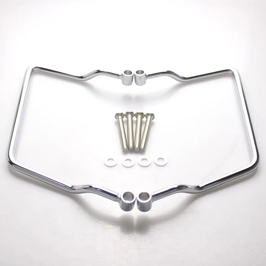 Support de bagage chromé pour Moto Yamaha, 21cm, barre de Support, Protection, pour Yamaha Vstar Dra