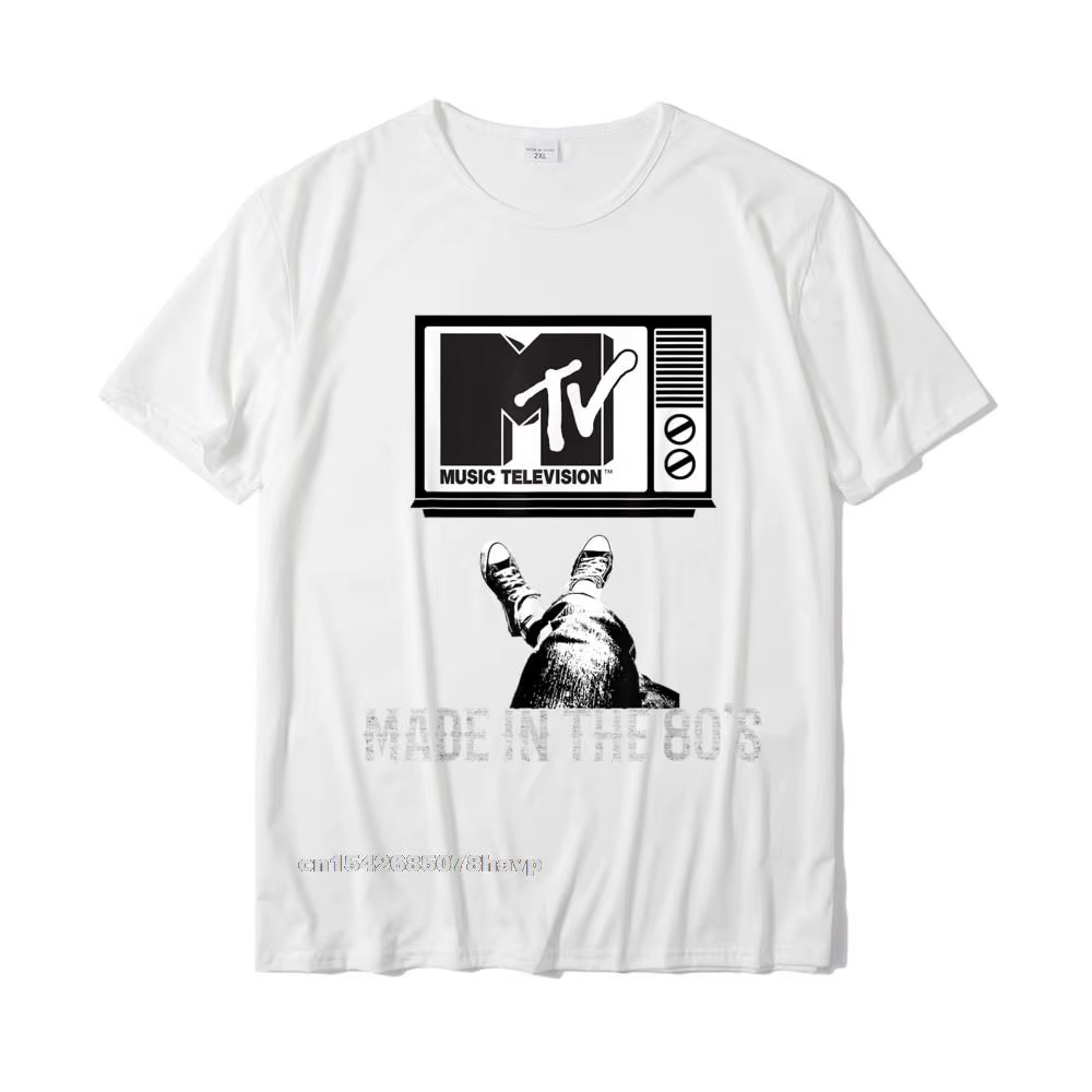 Mademak X mtv-mtv Made In The 80s Vintage chemise pour Fans MTV hommes femmes t-shirts Tops chemise 
