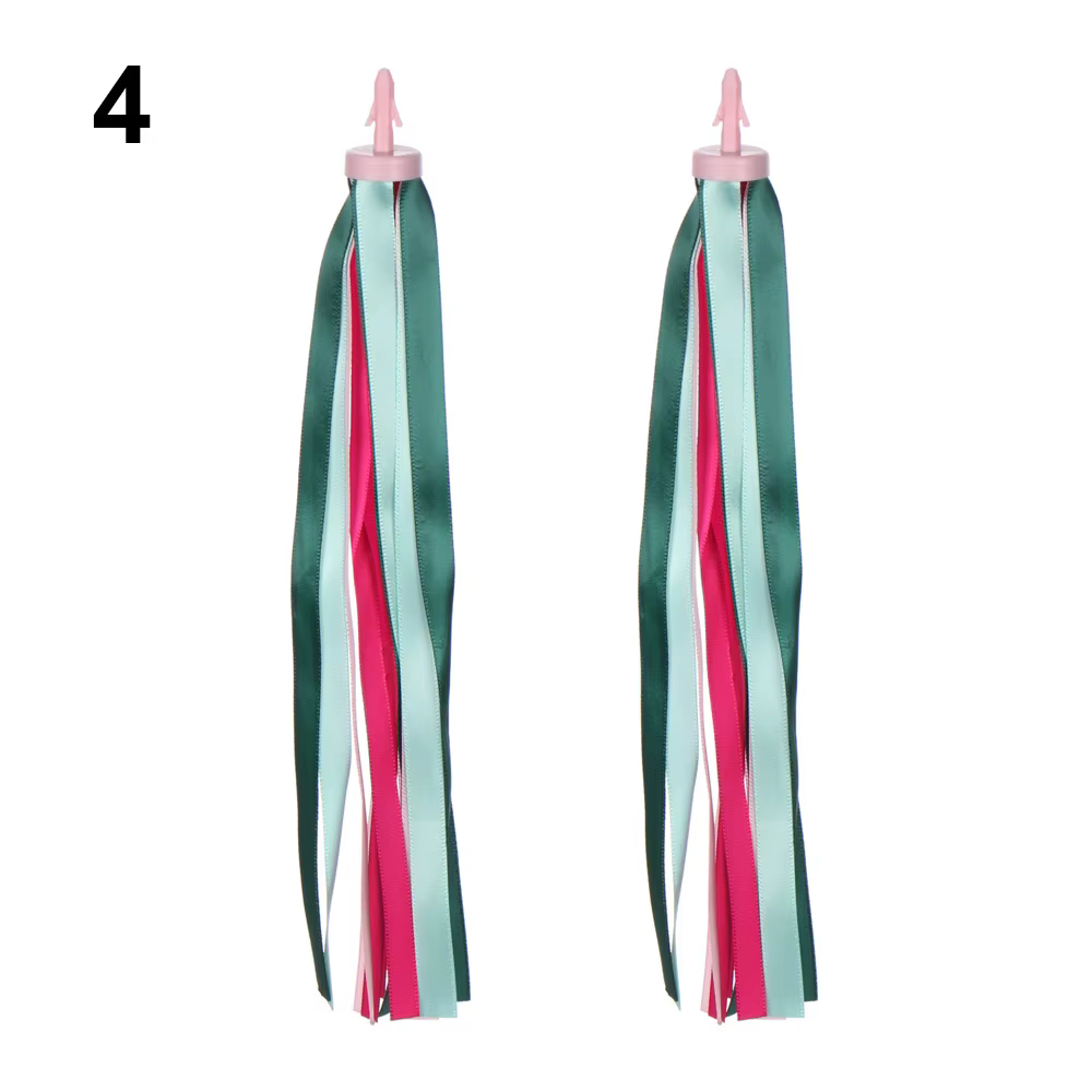 Guidon de Tricycle et Scooter pour Enfant Fille et Garçon, Accessoires de Cyclisme, Pompons Décorati