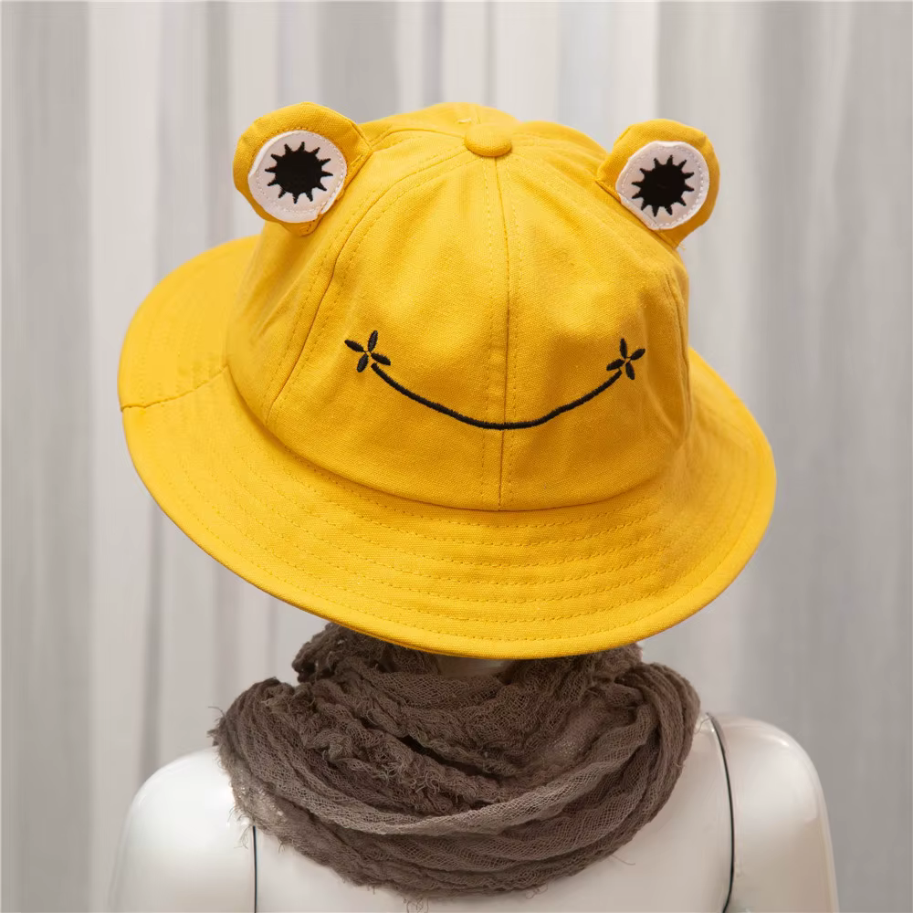 Chapeau de grenouille uni pour femme, casquette anderpour femme, randonnée en plein air, plage, pêch
