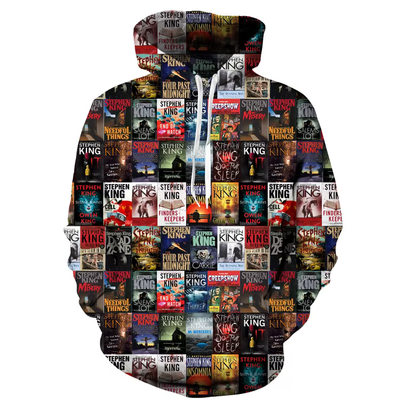 PLstar Cosmos Movies IT Stephen King Horror Movie Hoodie, Casual Fashion Hoodies, Streetwear, Survêt