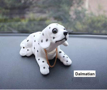 Nouvelle figurine de chien bobblehead mignonne pour voiture, chien qui secoue la tête, pour décorati